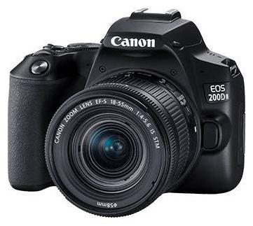 

Canon EOS 200D II Kit (EF-S18-55 IS STM EF-S55-250 IS STM) 24 1 MP DSLR Camera (Black)