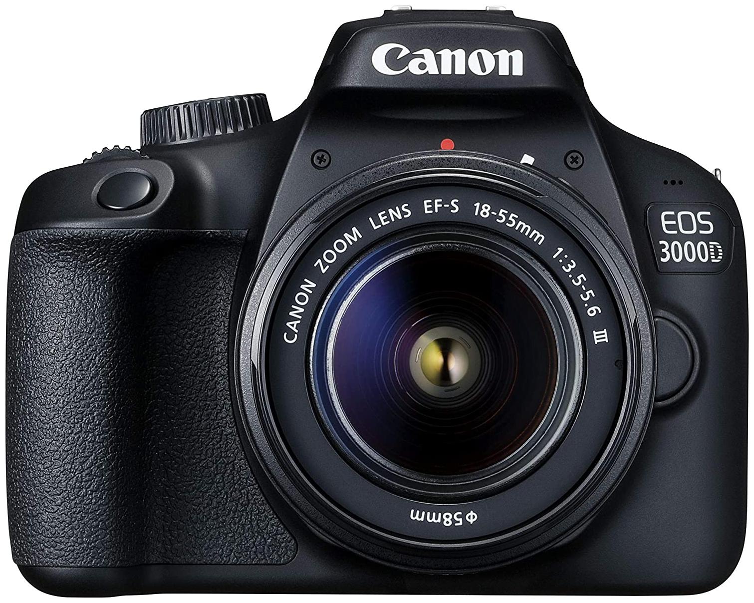 

Canon EOS 3000D Kit (EF S18-55 IS II) 18 MP DSLR Camera (Black)