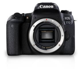 Canon EOS 77D (Body) 24.2 MP DSLR Camera (Black)