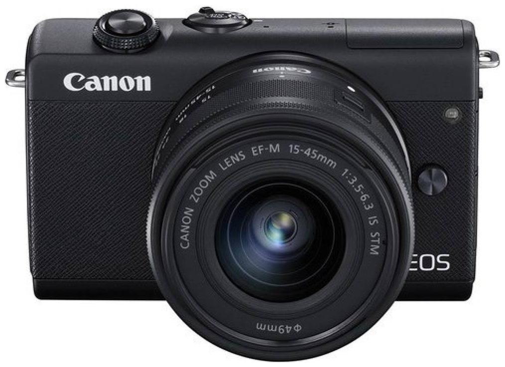 

Canon EOS M200 Kit (EF-M15-45mm f 3 5-6 3 IS STM) 24 1 MP Mirrorless Camera (Black)
