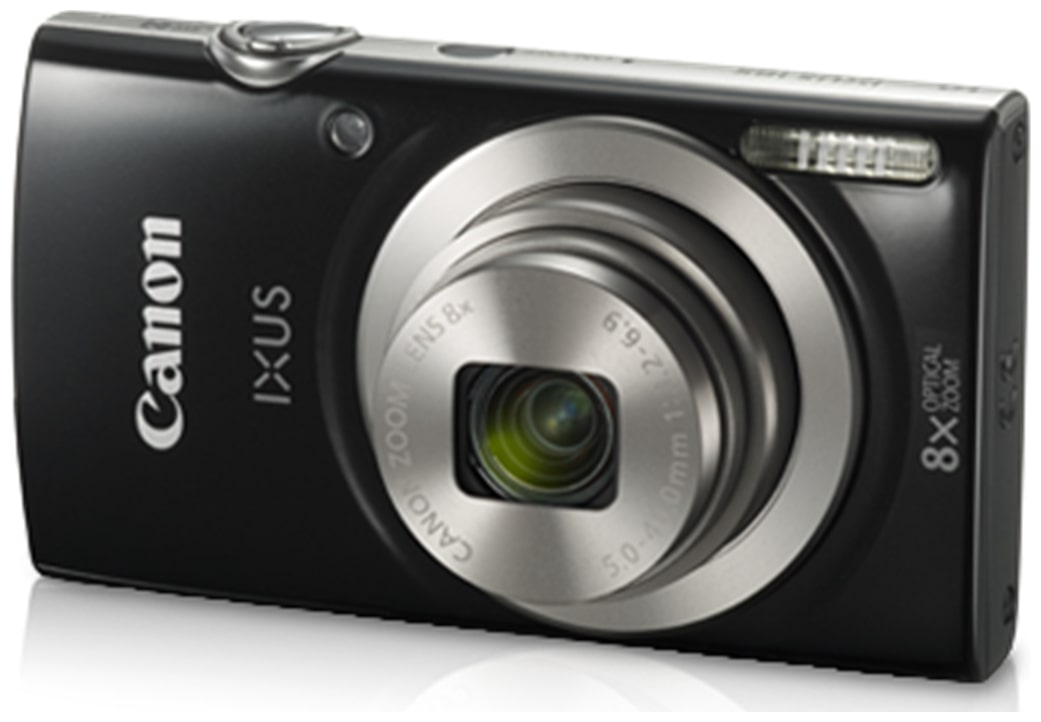 

Canon IXUS 185 20 MP Point Shoot Camera (Black) 16 GB SDHC Card Case