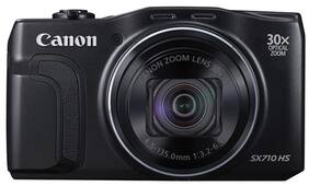 Canon PowerShot SX710 HS 20.3 MP High Zoom Point & Shoot Camera (Red) + 8 GB SDHC Card + Case + Interface Cable