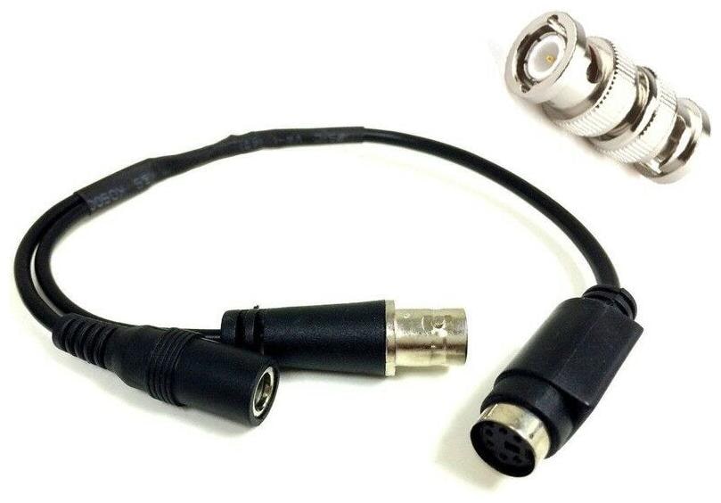 8 Pair Male and Female LOREX Cable CCTV Security DIN 4-6 Pin to BNC Connector