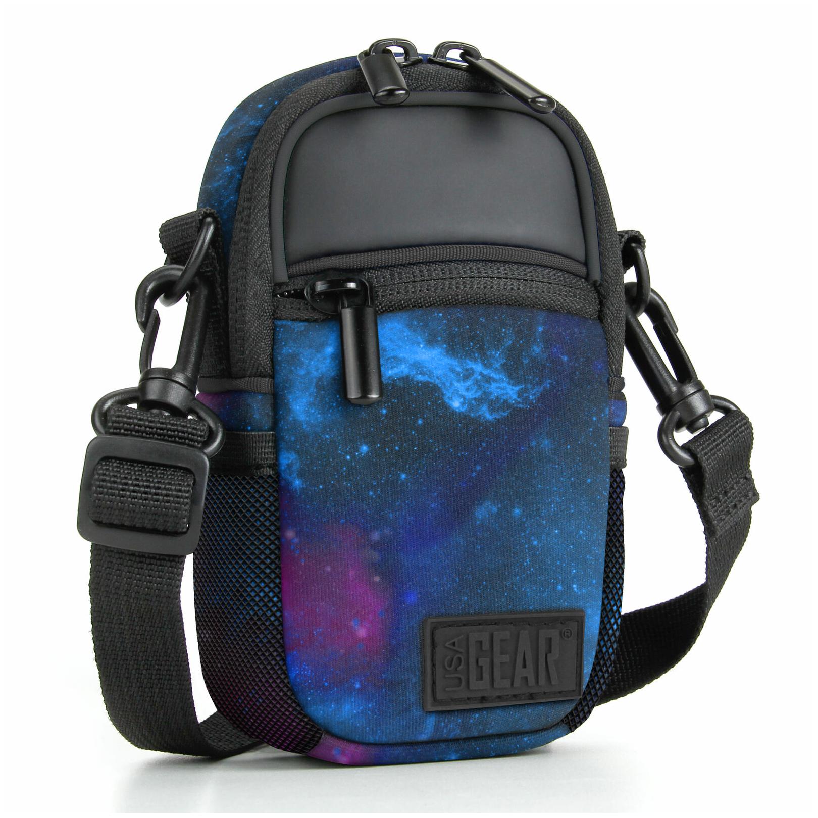 

Compact Camera Bag with Waterproof Rain Cover Belt Loop Shoulder Strap Sling
