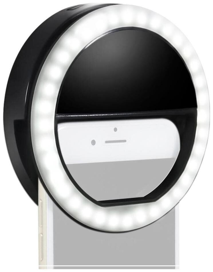 

Crystal Digital Selfie Ring Light For Mobile Tik tok Light Ring Video Shooting Flash All Device Supported With 3 Brightness Modes