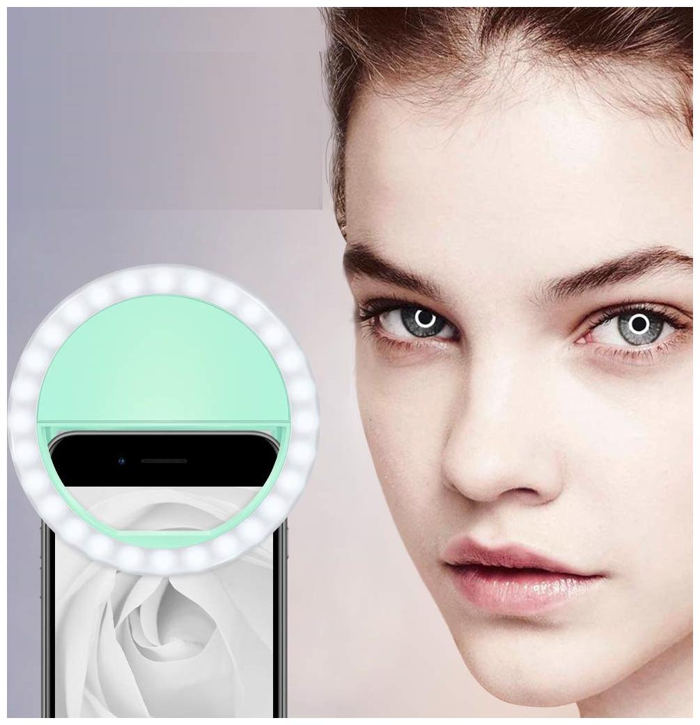 

Crystal Digital Selfie Enhancing Selfie Ring Light with 3 Level of Brightness for Photography Video Calling (Smartphones Laptop Tablet) 36 LED