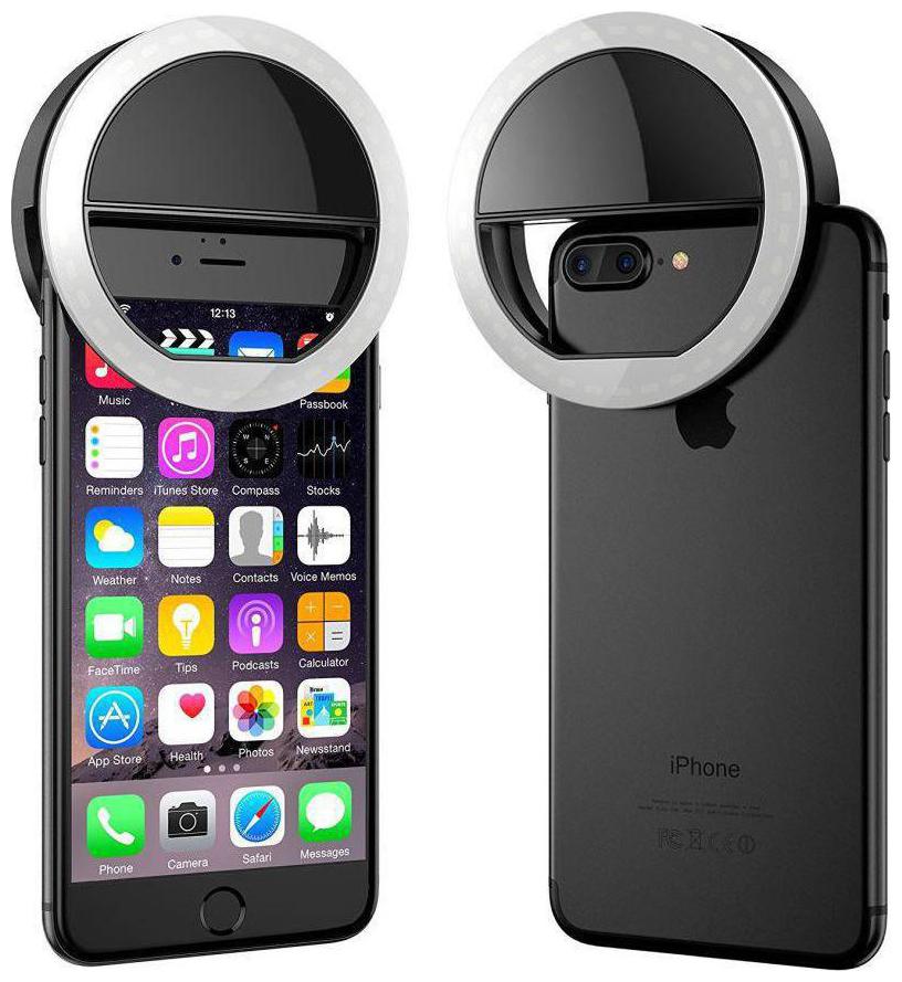 

Crystal Digital LED Selfie Ring Light for Camera Smartphone YouTube Video Shooting