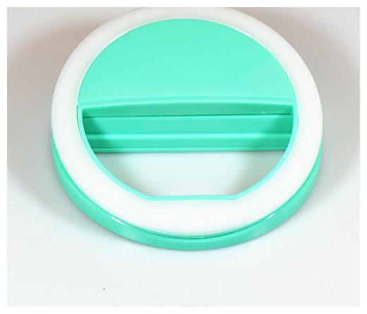 

Crystal Digital LED Selfie Ring Light Clip-on Camera Adjustable 3 Level Light Settings for Smartphones for Night Time or Dark Rooms