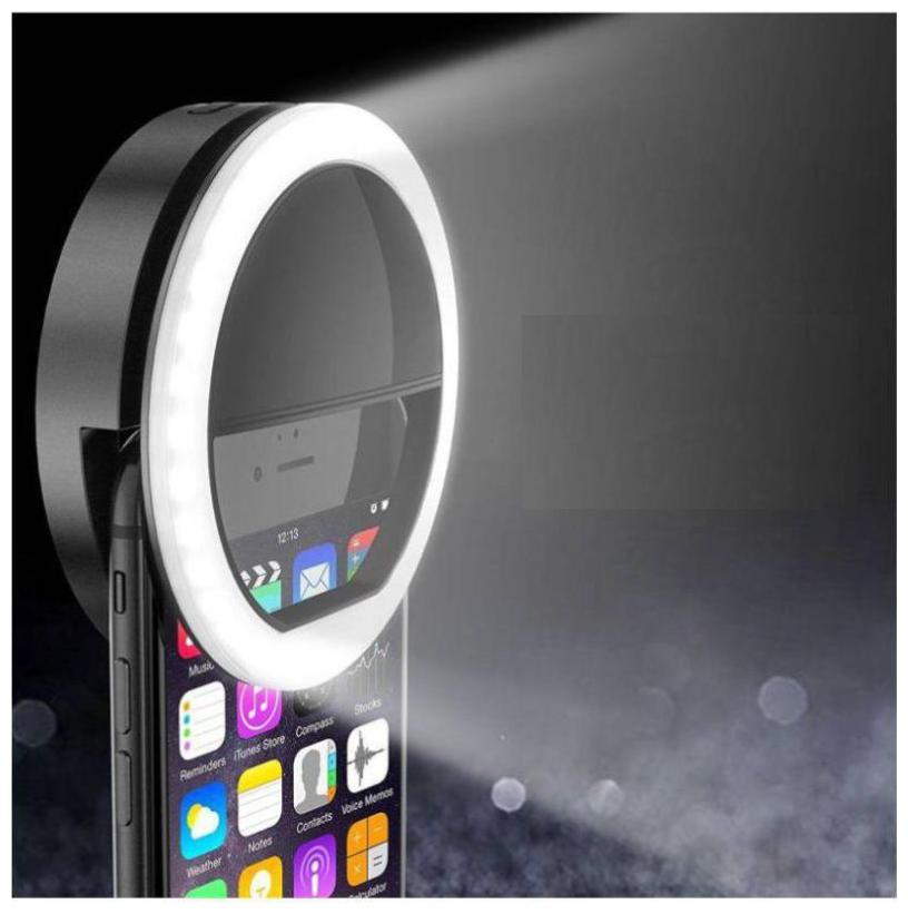 

Crystal Digital LED Ring Selfie Light Enhancing Ring Light with 3 Level of Brightness for Photography Video Calling 36 LED