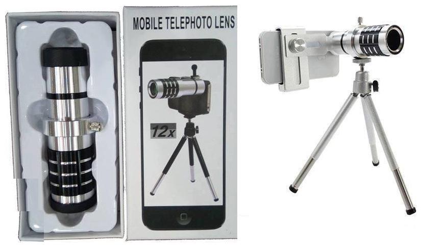 

Crystal Digital 12x Tripod Magnifier Optical Lens Comaptible For iPhone 5 5s 6 6s 7 8 X