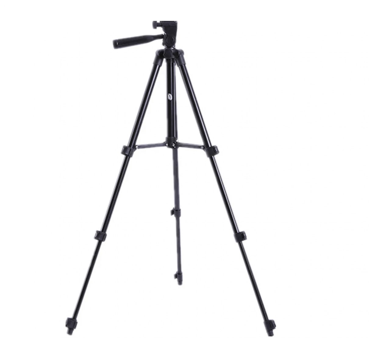 

CHG 3120 Foldable Camera Tripod with Mobile Clip Holder Bracket (Black)