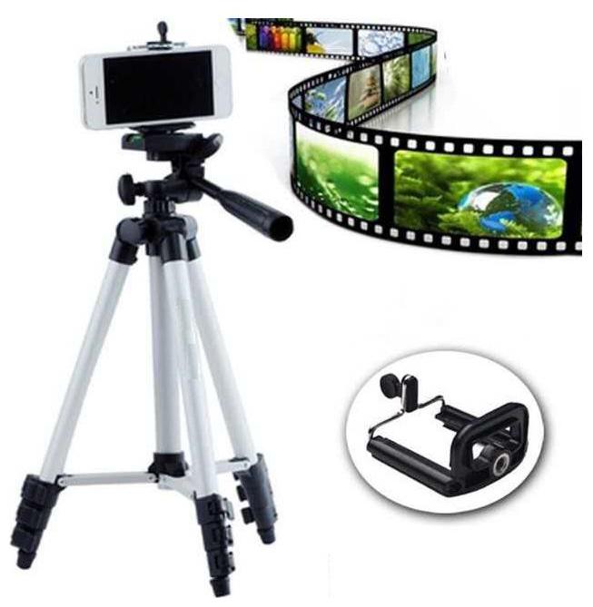 

TSV 3110 Tripod for DSLR Action Cameras Mobile Phones with Holder for Mobiles