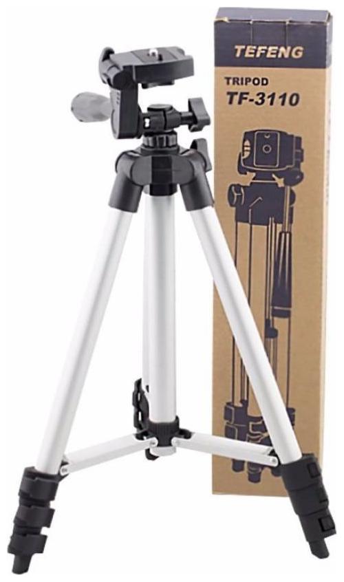 

TSV Tripod-3110 Portable and Foldable Camera - Tripod with Mobile Clip Holder Bracket Stand with 3-Dimensional Head