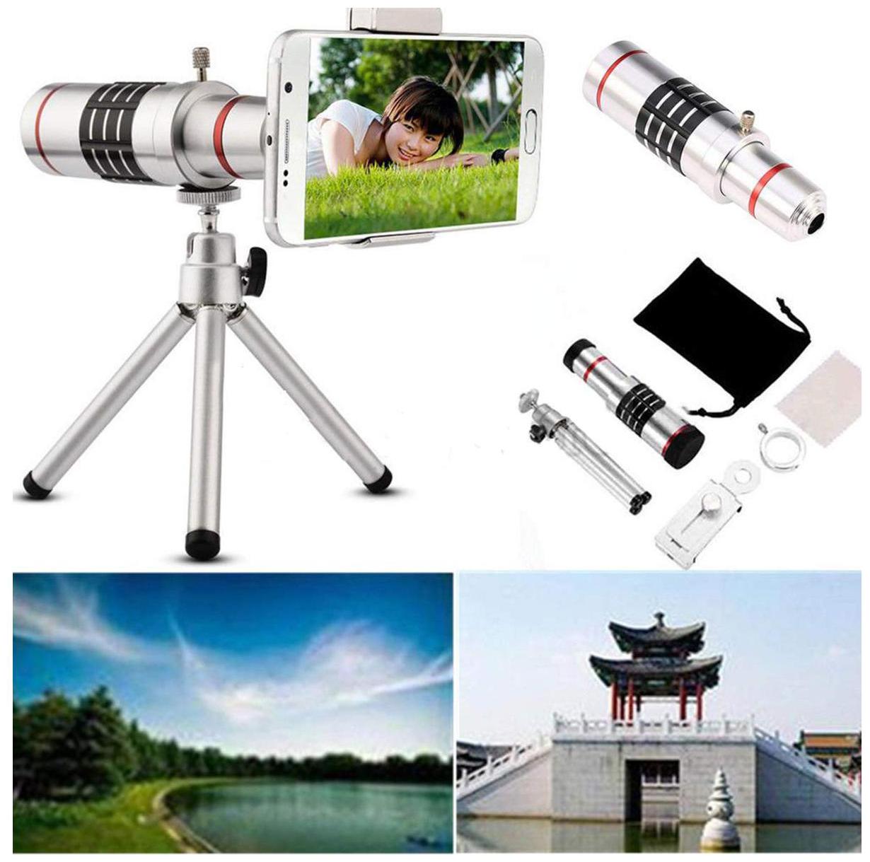 

TSV 18X lens Mini Tripod With Flexible Legs Universal Mobile Camera Lens With Tripod Holder Compatible With Redmi Y1