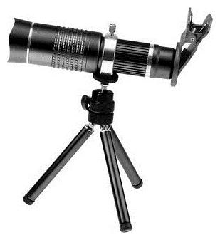 

Designed For Iphone 7 Plus TSV 20X Zoomer Optical Zoom Lens Telescope With Tripod flexible legs 5 Layers Professional Grade Optical Glass
