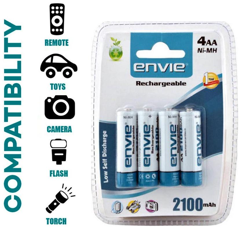 

Envie 4PL-2100Mah Ni-MH Rechargable Battery