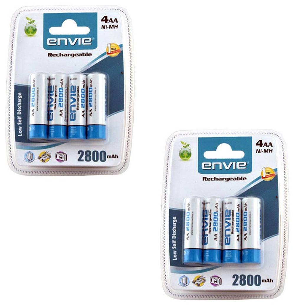 

Envie 4PL-2800Mah Pack of 2 Ni-MH Rechargable Battery