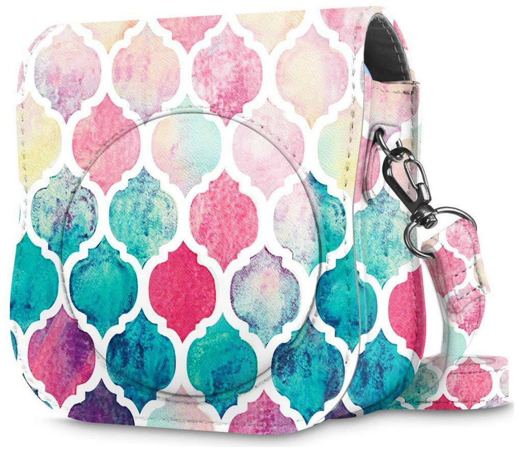 

For Fujifilm Instax Mini 25 26 Instant Camera Bag Cover Case w Removable Strap