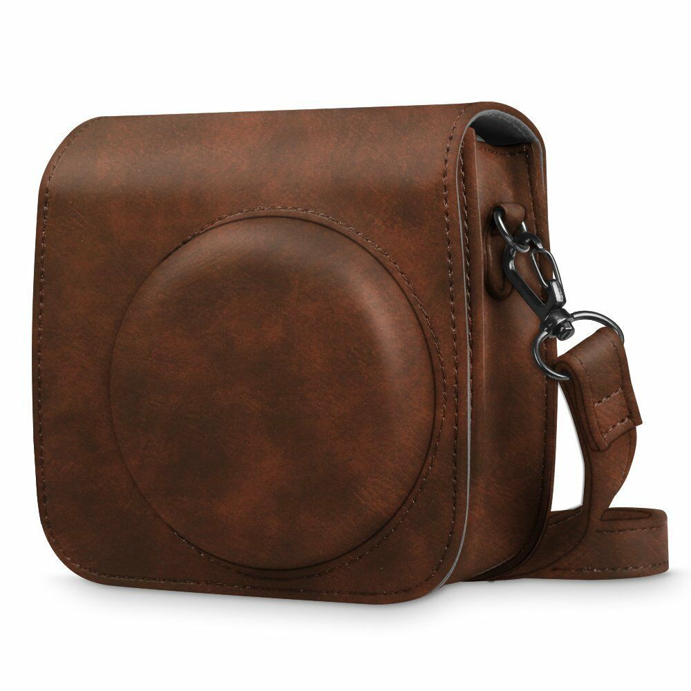 

For Fujifilm Instax Mini 9 Mini 8 8 Instant Camera Case Bag Cover - Brown