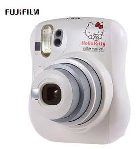 Fujifilm Instax Mini 25 Hello Kitty KT Instant Camera Built-in Selfie Mirror Flash Dual Shutters Auto Pop-up Lens w/ Close-up Lens