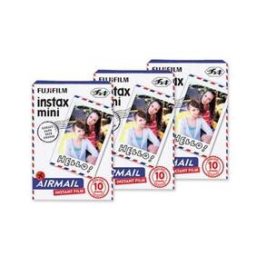 Fujifilm Instax Mini Film for Instant Film Camera - Airmail 10 Sheets/Pack x 3(total 30 Sheets)