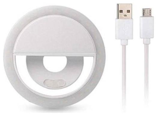 

GUGGU WTQ 408B mi USB charge New Selfie Light Flash Led Camera Photography for Smartphone Studio Musically Tiktok You Tube