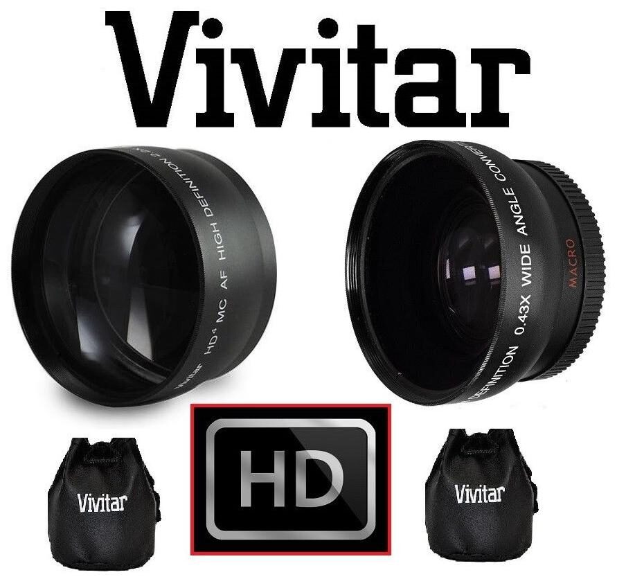 

HD Wide Angle 2 2x Telephoto Lens Set For Fujifilm X-Pro1 X Pro1