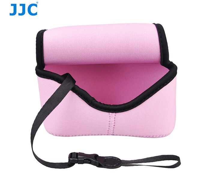 

JJC Pink Mirrorless Camera Pouch Case for Fujifilm X30 X70 Original lens hood