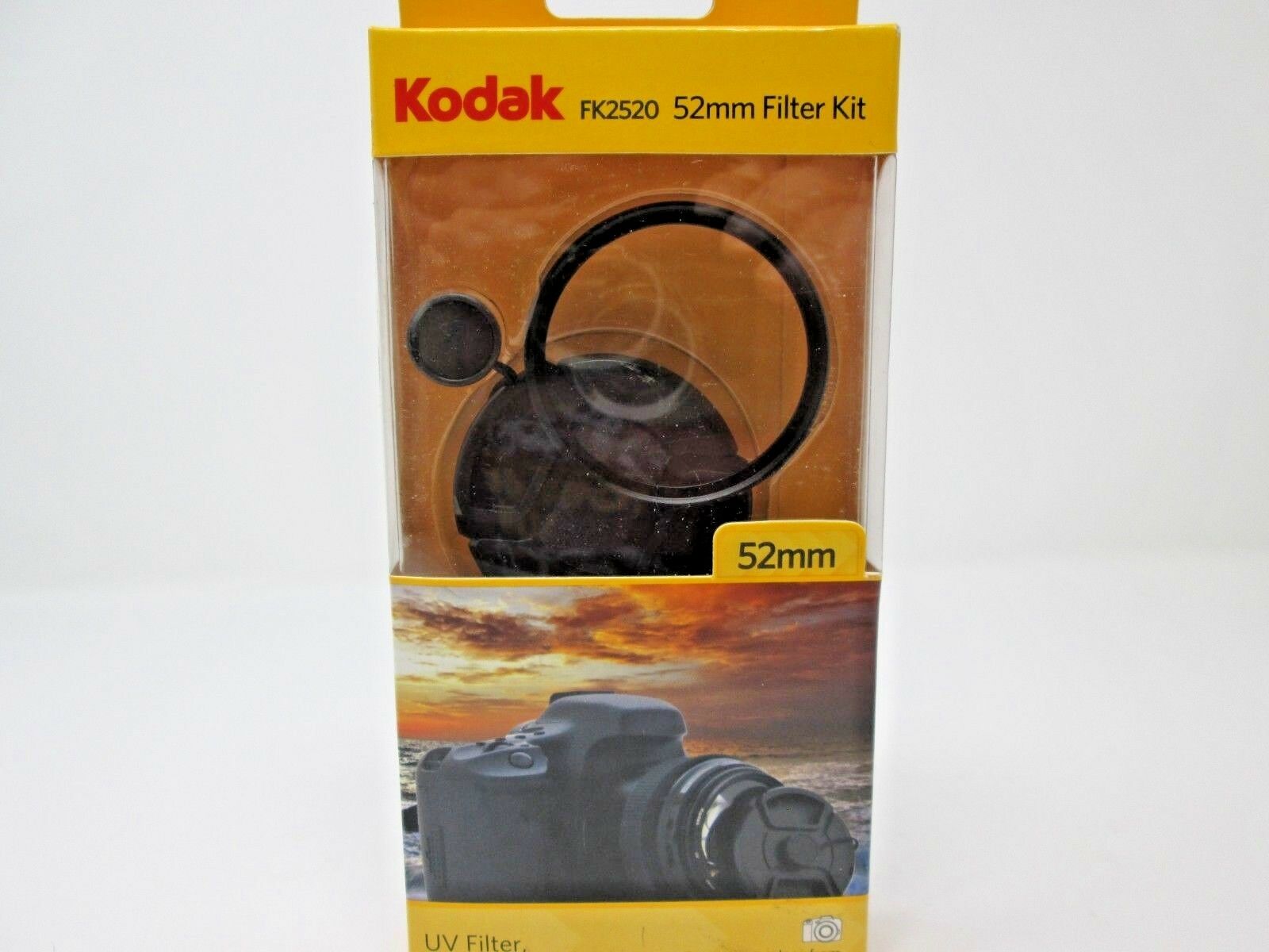 

Kodak 52mm FK2520 Filter Kit UV Filter Lens Cap Keeper MID 720114