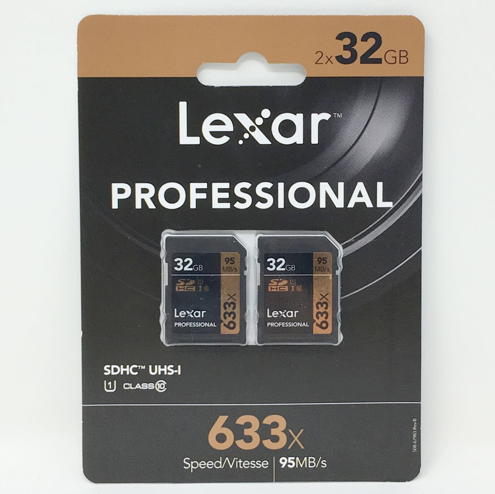 

Lexar Professional 633x 32GB SDHC UHS-I U1 Card with Image Rescue 5 Software