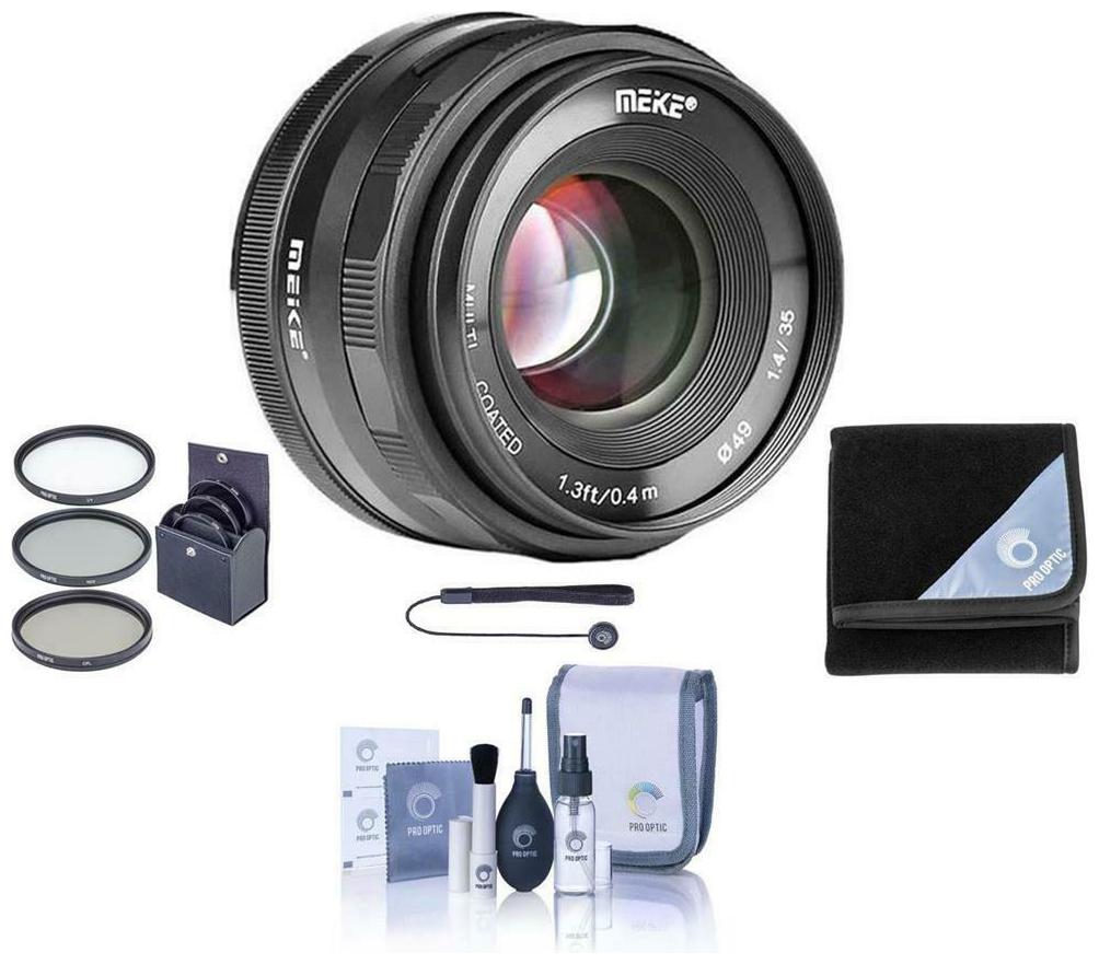 

Meike 35mm f 1 4 Lens for Fuji X Black With Free Accessory Bundle 20900002 A