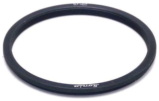 

Metal Step down ring 67mm to 62mm 67-62 Sonia New