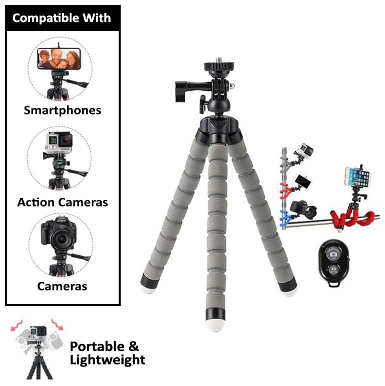 

Pickmall octopus tripod for mobile phone and camera bracket