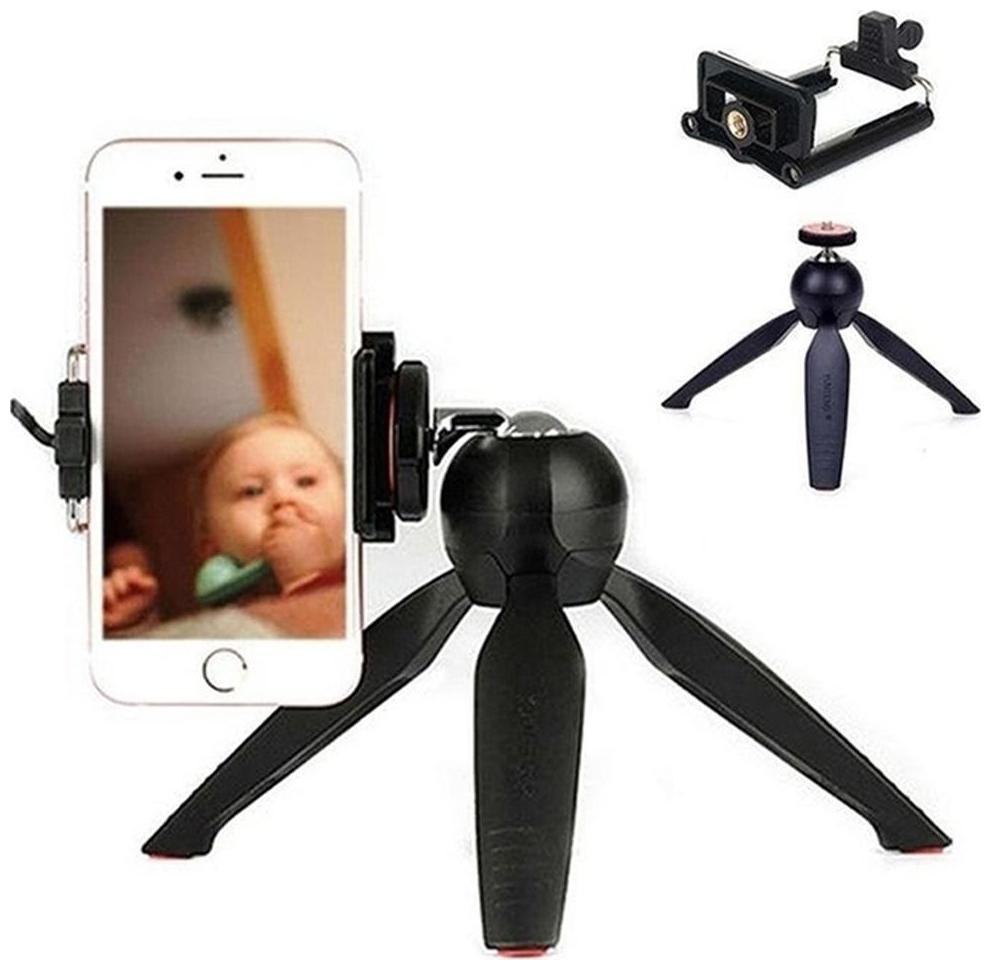 

Mini Tripod 7 inch-14 With 360 Degree Rotation Ball Hard With Mobile Clip For All Android Iphone Smart Phone