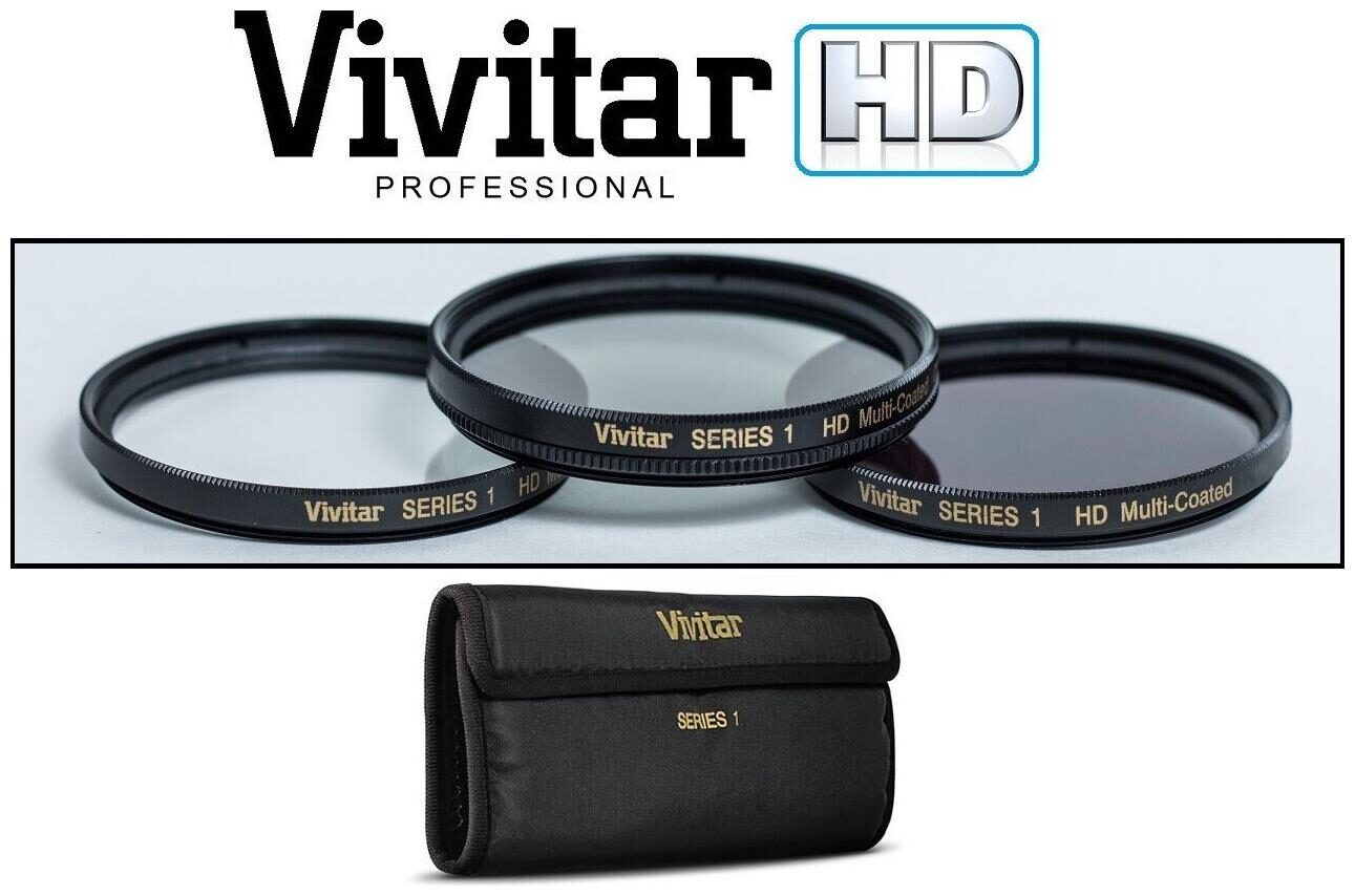 

NEW Vivitar 3-Pcs HD UV Polarizer FLD Filter Kit for FujiFilm X-A5