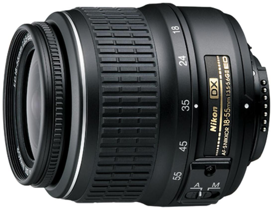 

Nikon AF-S NIKKOR 18 - 55 mm f 3 5-5 6G VR (3 0x) Lens (Black)