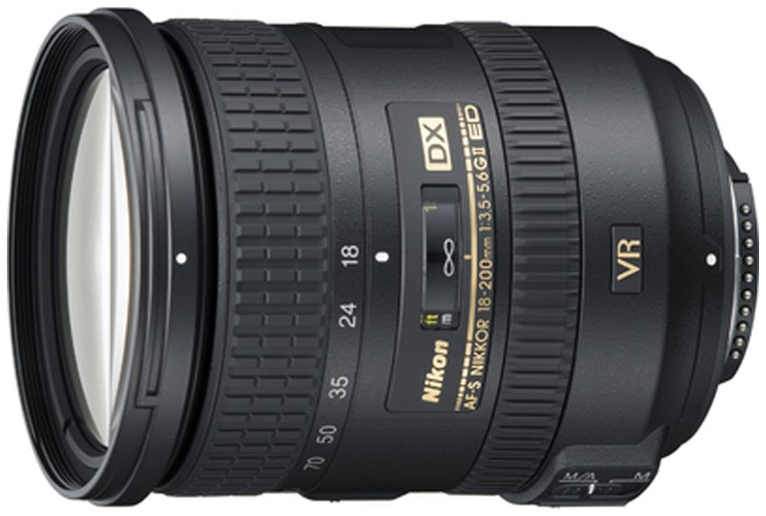 

Nikon AF-S NIKKOR 18 - 200 mm f 3 5-5 6G ED VR II Lens (Black)