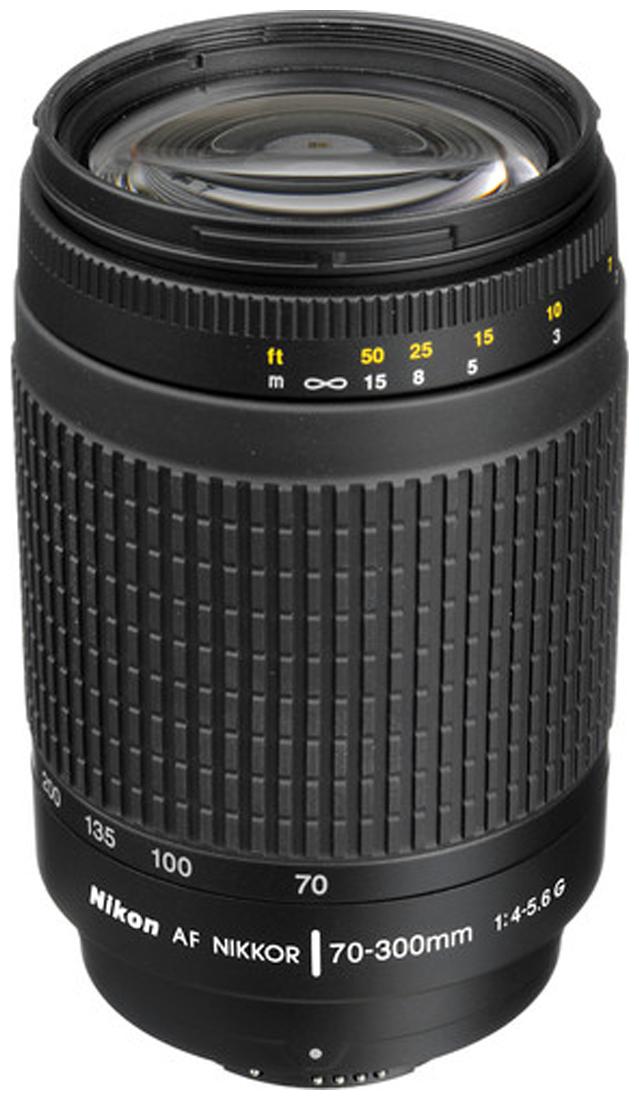 

Nikon AF Zoom-Nikkor 70- 300 mm f 4-5 6G Lens (Black)