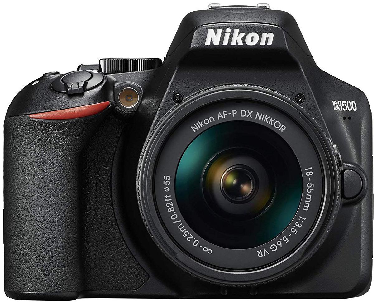 

Nikon D3500 Kit (AF-P DX Nikkor 18-55mm f 3 5-5 6G VR) DSLR Camera (Black)