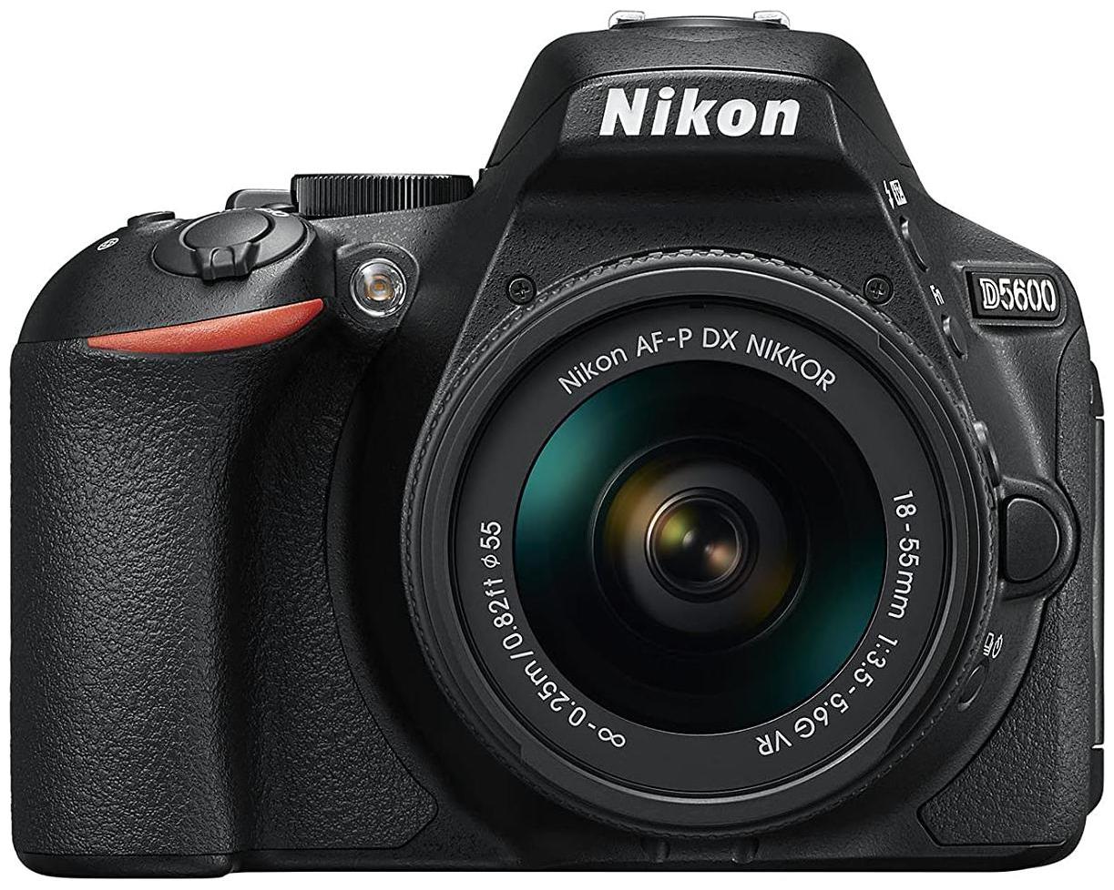 

Nikon D5600 Kit (AF-P DX NIKKOR 18-55mm F 3 5-5 6G VR) DSLR Camera (Black) FREE Nikon DSLR Bag 16GB Memory Card
