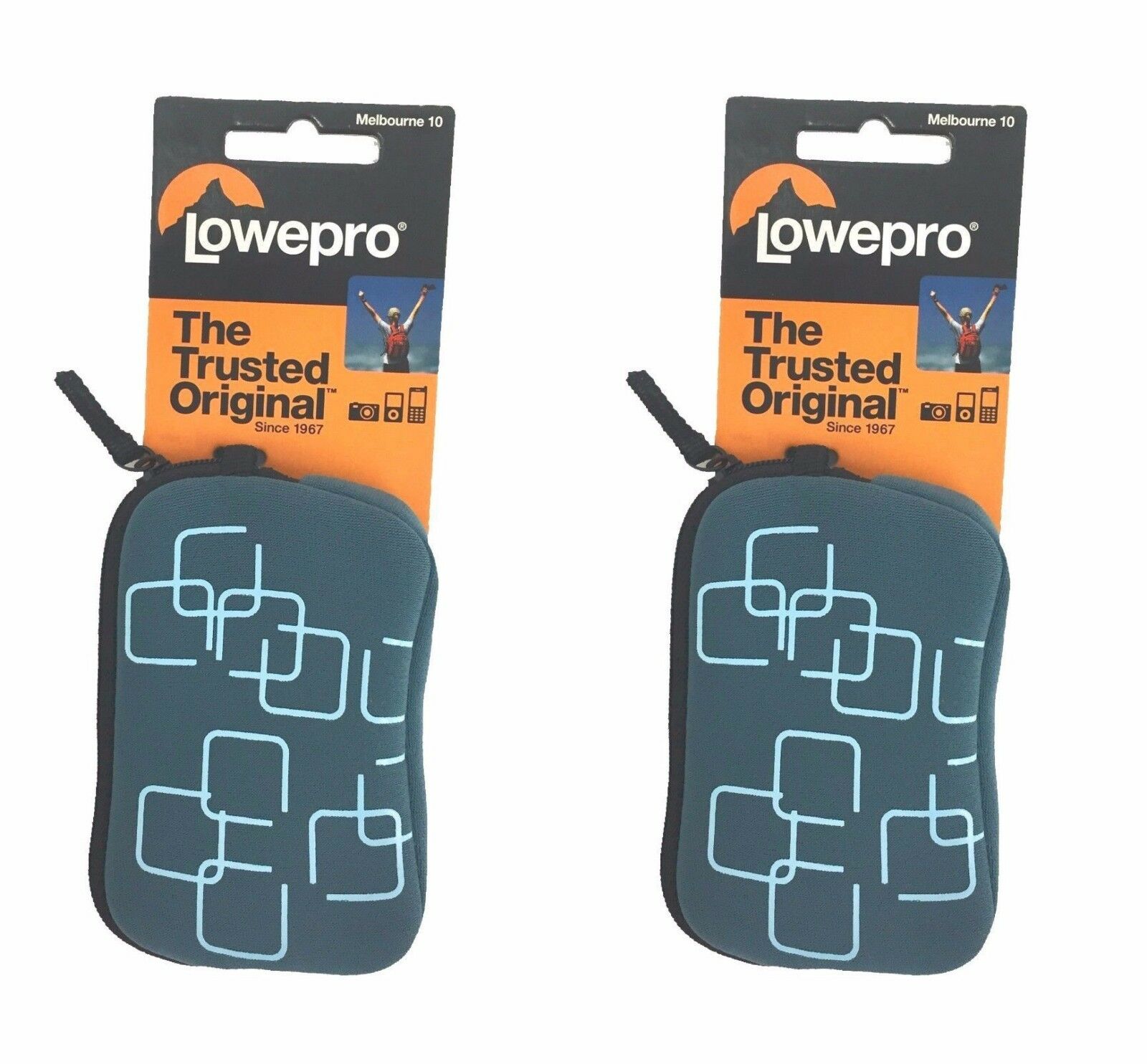 

Pack of 2 -Lowepro Melbourne Pouch - camera earphone case Arctic Blue (LP36064)