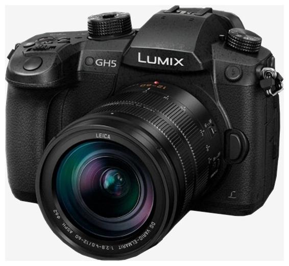 

Panasonic DC-GH5LGA 20 3 MP LUMIX Digital Mirrorless Camera with 12-60 f 2 8-4 Lens (Black)