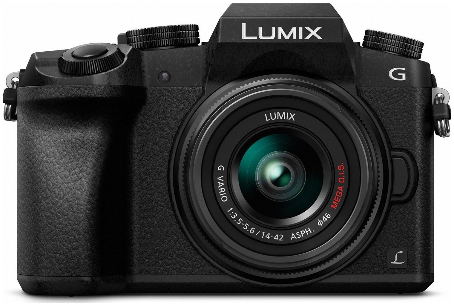 

Panasonic Lumix G7 4K Mirrorless Camera with 14-42mm MEGA O I S Lens (Black)