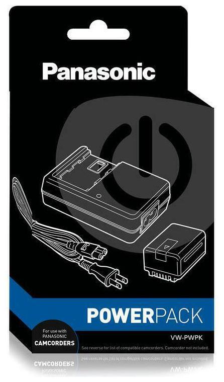 

Panasonic VW-PWPK Power Pack VBT-190 Camcorder Battery BC-10 Battery Charger