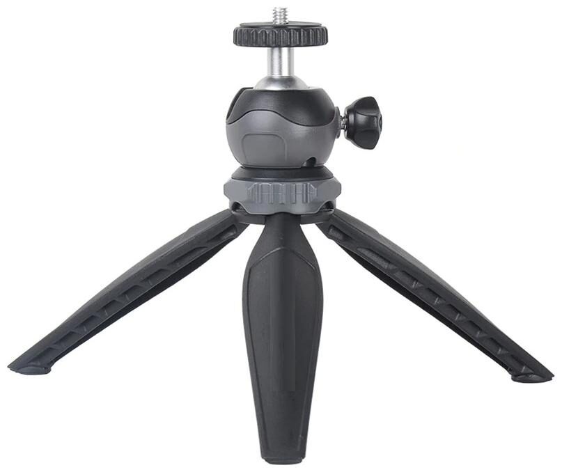

PICKMALL Mini Tripod 7 inch-17 With 360 Degree Rotation Ball Hard With Mobile Clip For All Android Iphone Smart Phone