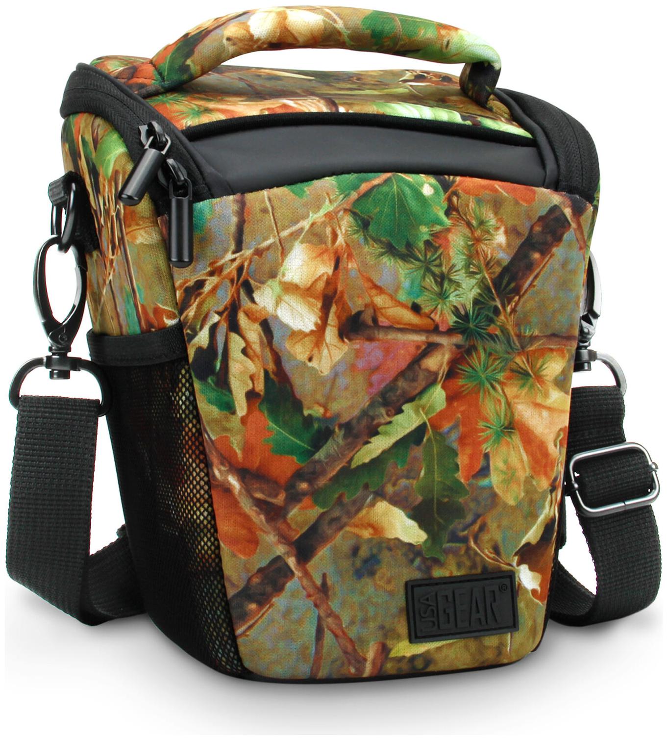 

Portable DSLR Camera Case Bag with Top Loading accessibility and Shoulder Sling