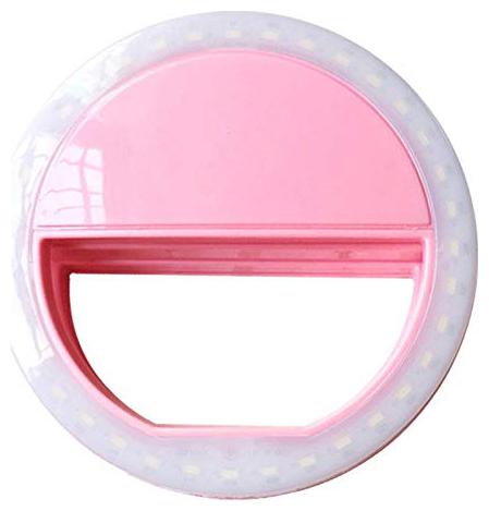 

Portable Selfie Beauty LED Ring Flash Night Light for All Smartphones By Crystal Digital