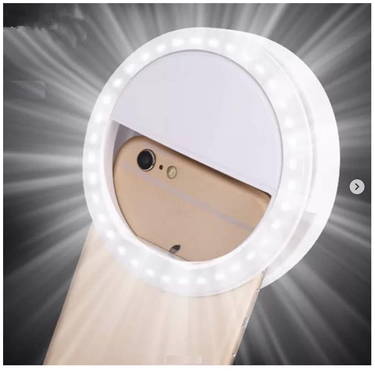 

Portable Selfie Beauty LED Ring Flash Night Light for All Smartphones By TSV