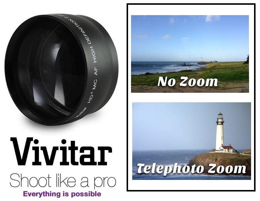 

Pro Hi Def 2 2x Telephoto Lens For JVC Everio GZ-R550 GZ-R440