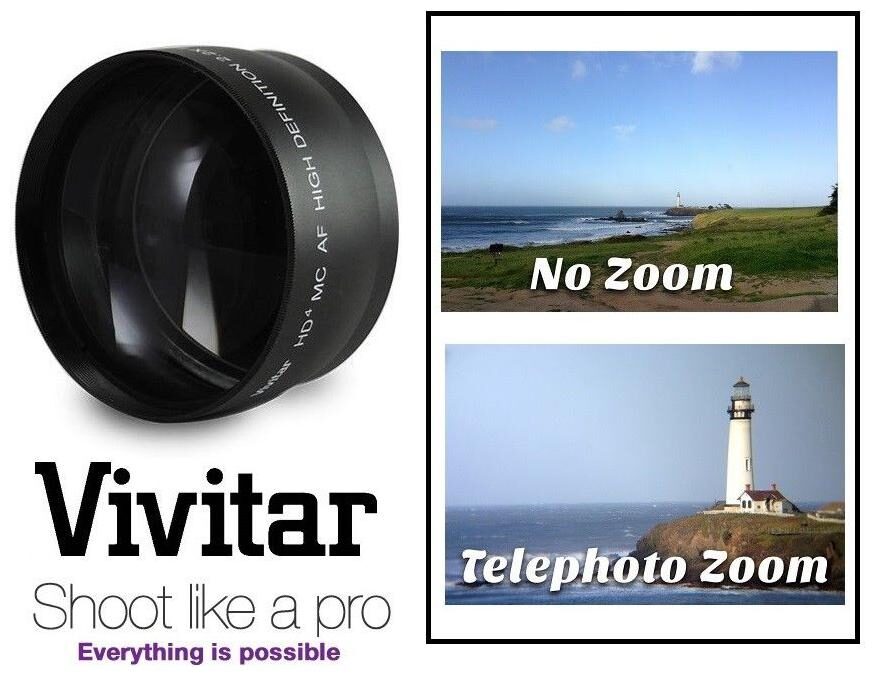 

Pro Hi Definition 2 2x Telephoto Lens For Fujifilm X-M1 X-A1 XM1 XA1